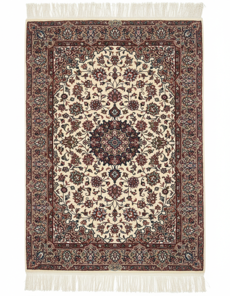 تصویر فرش بافت ساروق امضاء دار