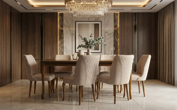 تصویر ناهارخوری ۶ نفره مهبد