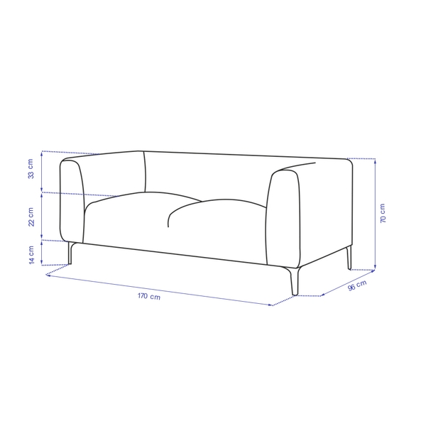 image of Ronica double sofa