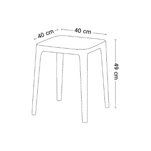 image of Maroon Side Table