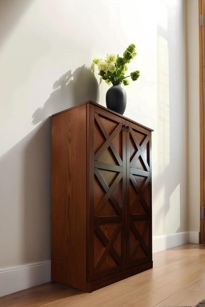image of Cross shoe cabinet